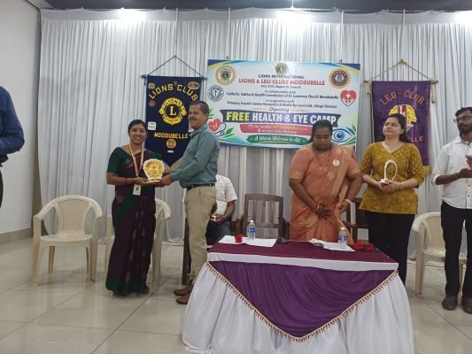 Free Health and Eye Check-up Camp Held at Lions Seva Bhavan, organized by Lions Club,Catholic Sabha&Health Commission St Lawrence church Moodubelle.Moodubelle - Photo 7