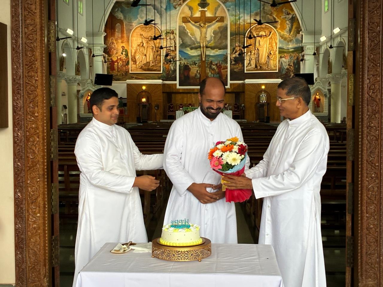 Birthday Celebration of Dn Shawn Savio Andrade in St Lawrence Church Moodu Belle - Photo 2