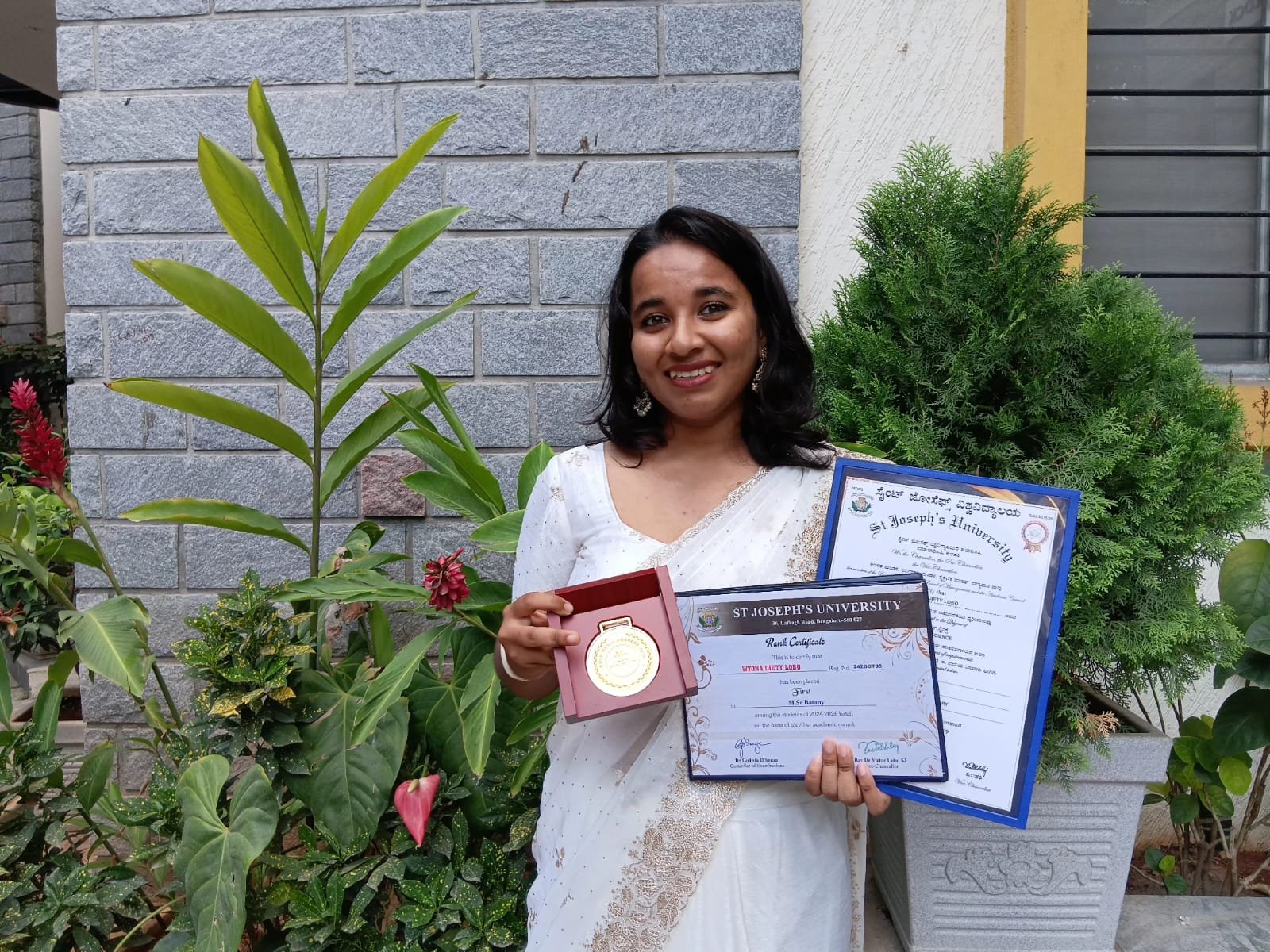 Wyona Diety Lobo of Moodubelle Receives Gold Medal for M.Sc. Botany - Photo 4