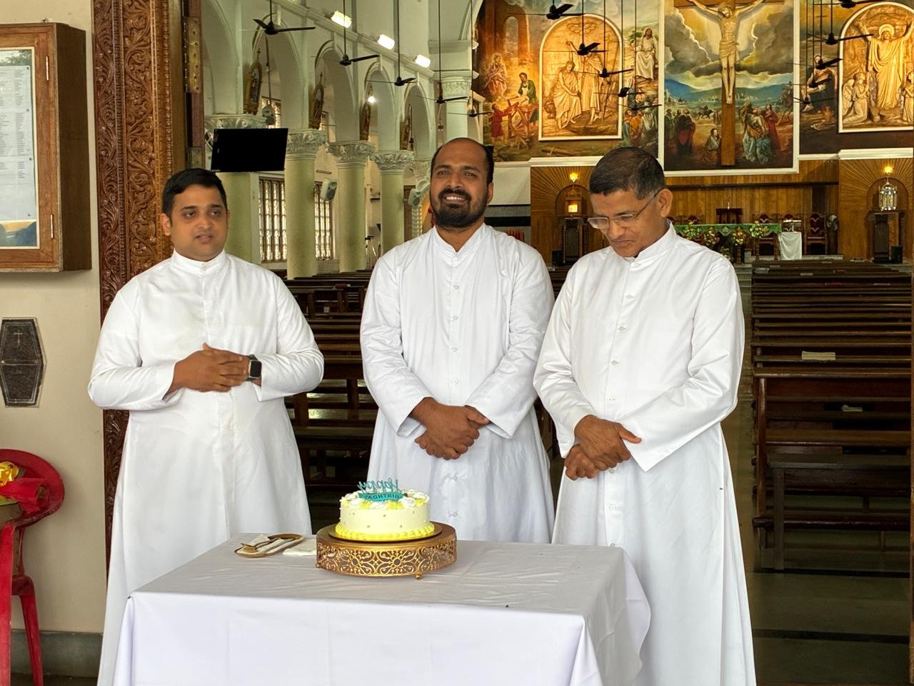 Birthday Celebration of Dn Shawn Savio Andrade in St Lawrence Church Moodu Belle - Photo 7