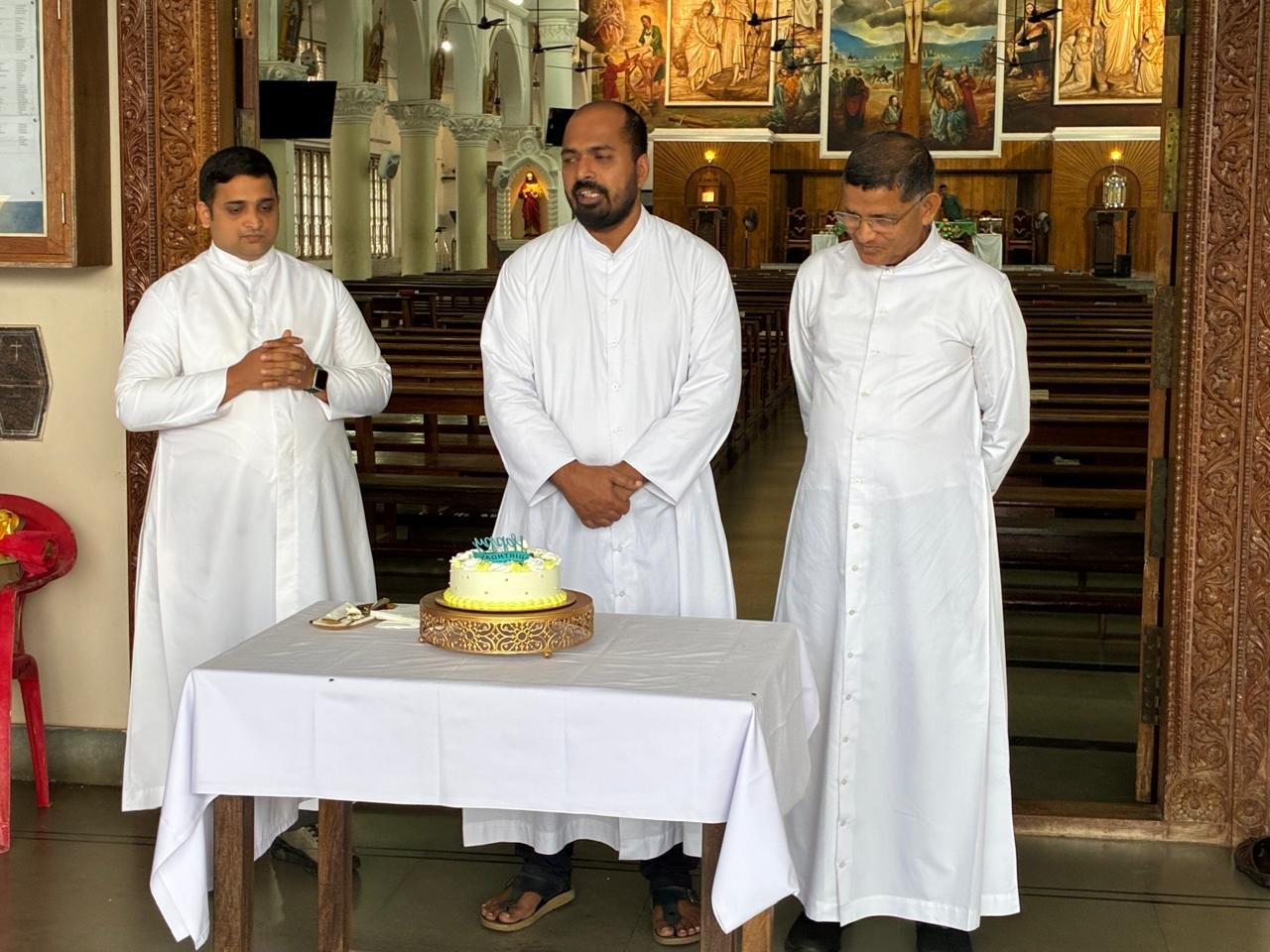 Birthday Celebration of Dn Shawn Savio Andrade in St Lawrence Church Moodu Belle - Photo 3