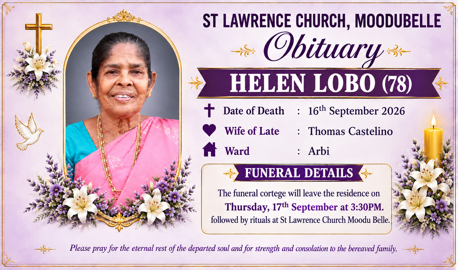 Helen Lobo(78)