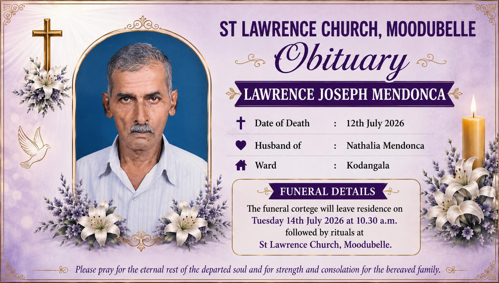 Lawrence Joseph Mendonca