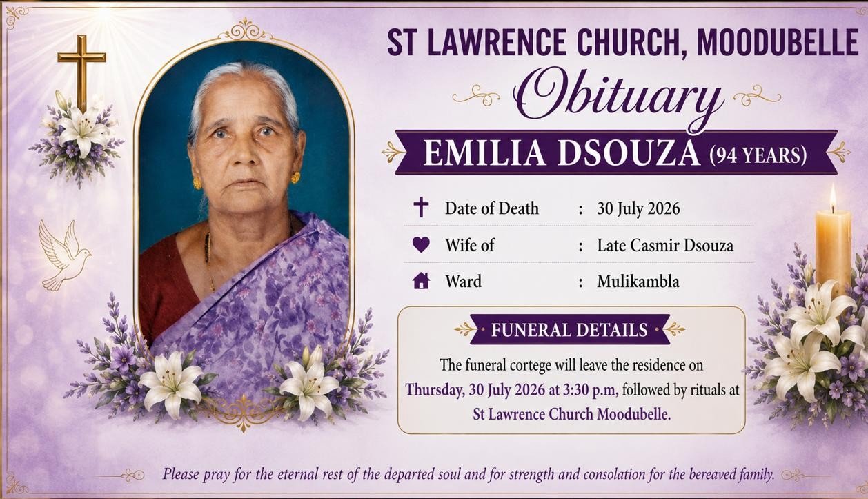 Emilia Dsouza(94)Years